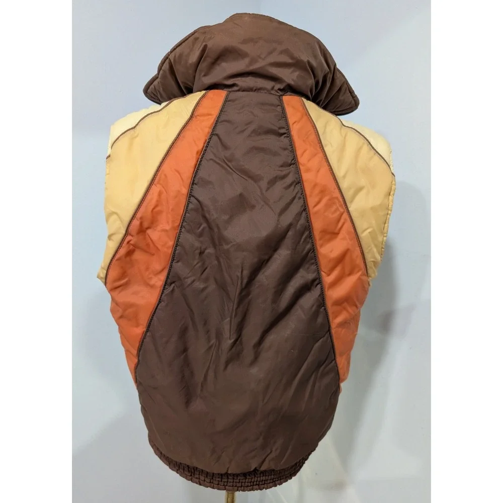 Vintage Sears & Roebuck 70s or 80s Puffer Vest Zip Up Retro Outdoor Boys‎ XL